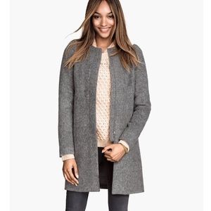 H&M Grey Zipper Coat